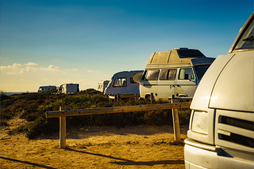 vans on the coast