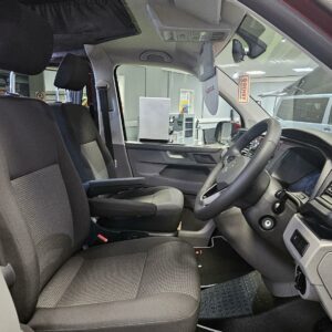interior shot of a T6.1 Volkswagen Transporter Startline Campervan in Fortana Red