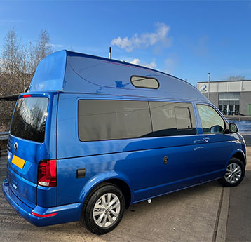 Denby Volkswagen Campervan with Hi-Top Conversion Blue