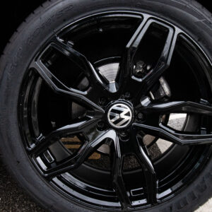 close up of a volkswagen wheel for a t6.1 transporter
