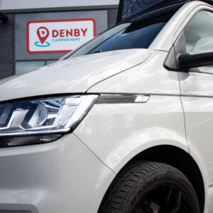 Close up shot of the Balmoral Deluxe T6.1 Volkswagen Transporter Startline Campervan - Ascot Grey - 21 Plate