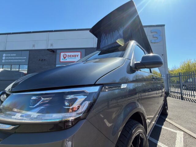 2024 VW T6.1 Transporter Campervan SWB Indium Grey A1519 For Sale | Denby